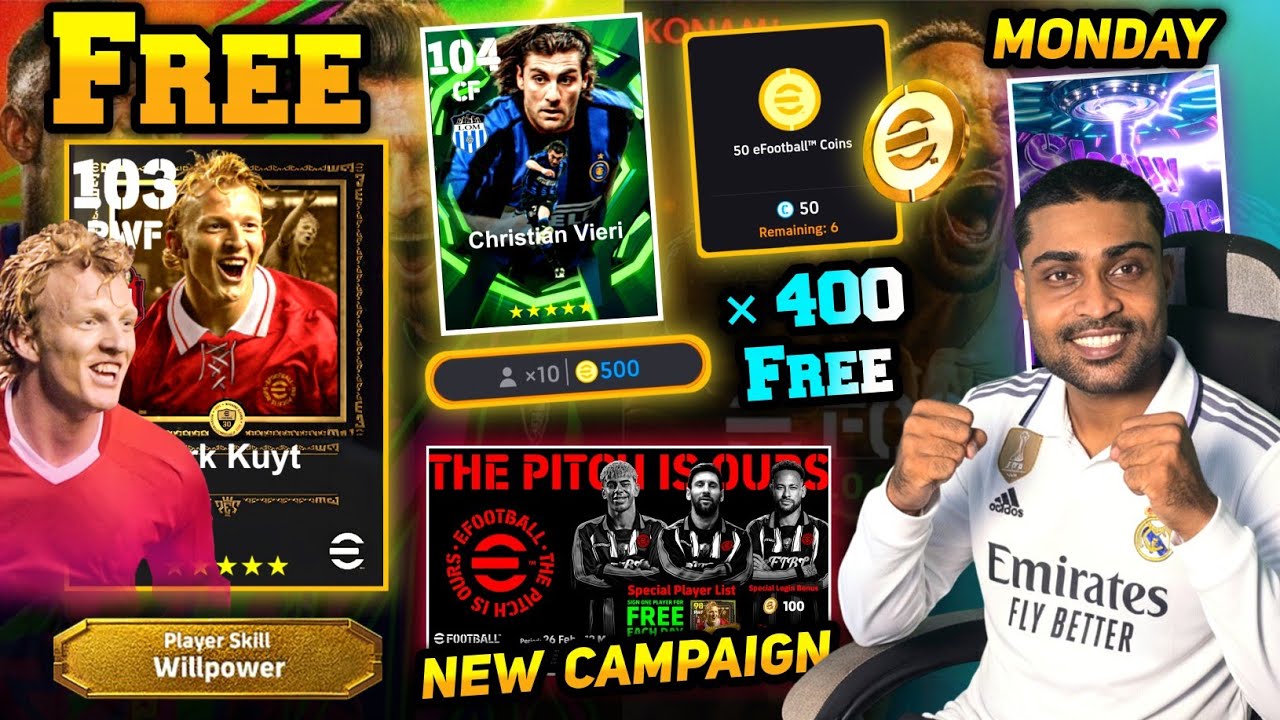 Free 😱 30th Anniversary Liverpool Epic In E-Football 26🔥 | ×500 Coins🤑 In New Campaign | 50 Player 