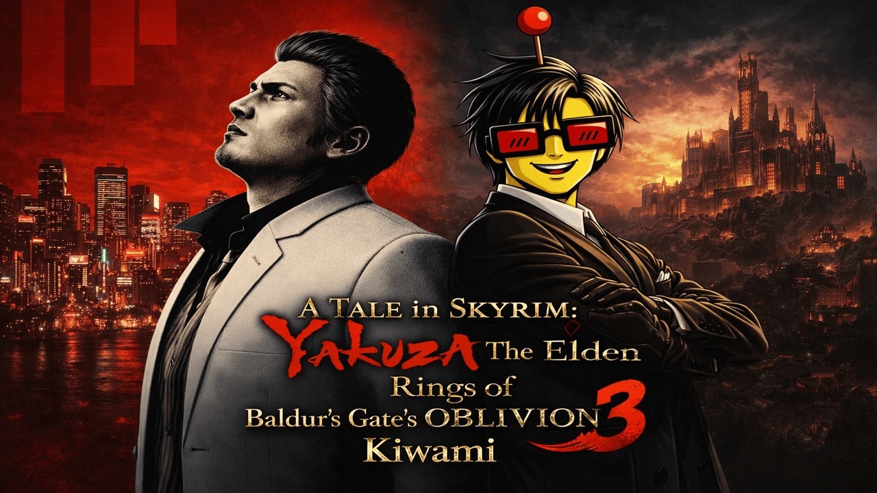 A Tale in Skyrim: Yakuza The Elden Rings of Baldur's Gate's Oblivion Kiwami 3 #gaming