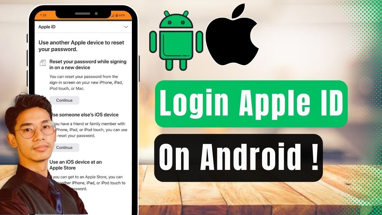 How to Login Apple ID on Android !