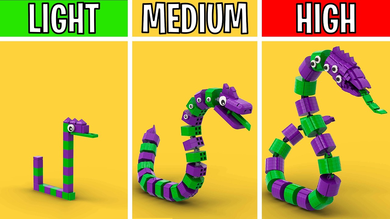 LEGO PATCHED WILLY’s : Noob, Pro, and Hacker Builds out of LEGO | Garten of Banban 4