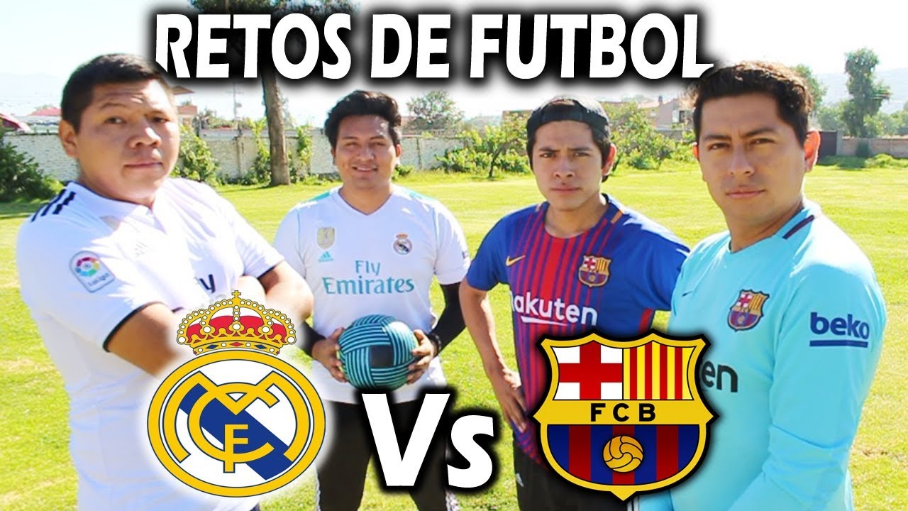 Reto &Eacute;PICO!!! 😱BARCELONA Vs REAL MADRID | PENALTIS CHALLENGE