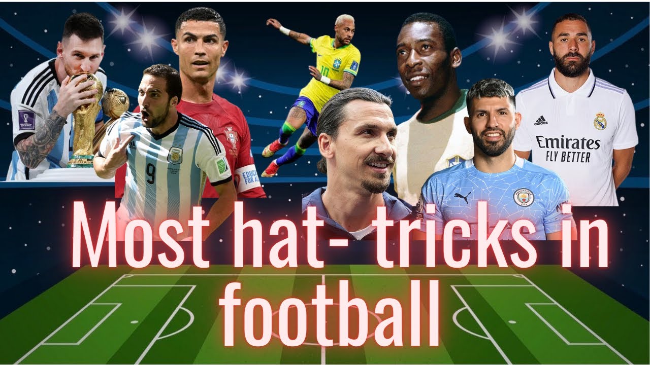Most hat-trick scorers in football | Most hat tricks in football history🔥