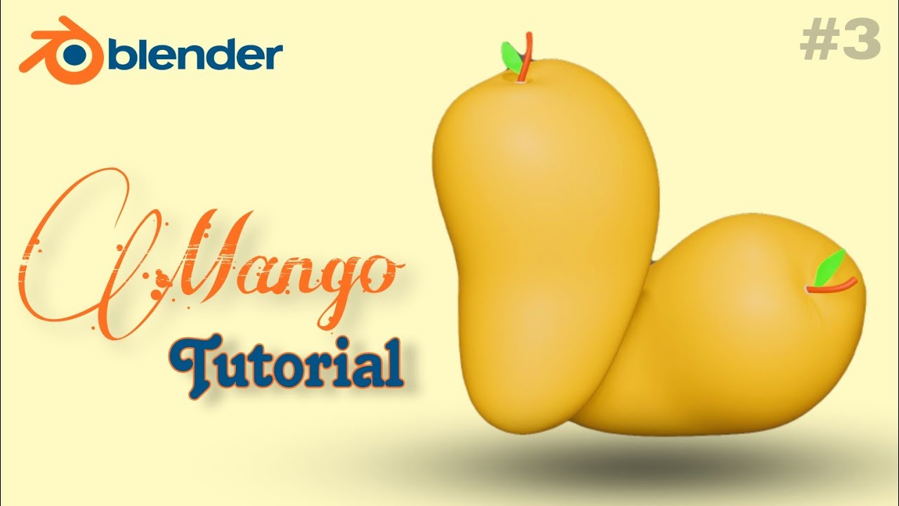 Create a 3D Mango with Basic Blender Tools