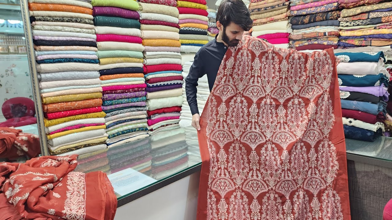 Grip Silk Eid Collection Bareeza Work Embroiderey Schiffli Resham Work Most Demanding Article