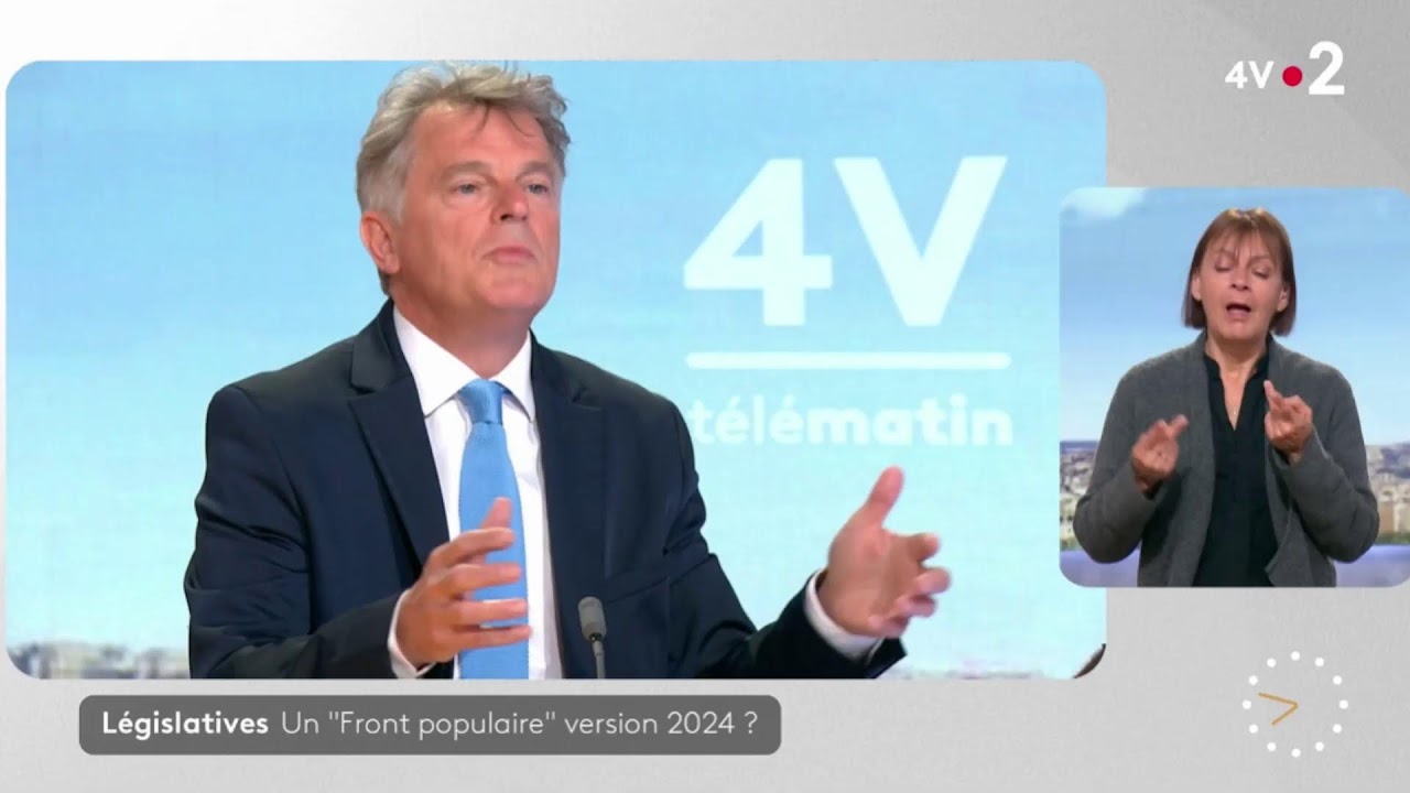 Matinale de France 2 avec Fabien Roussel #FrontPopulaire #Les4V