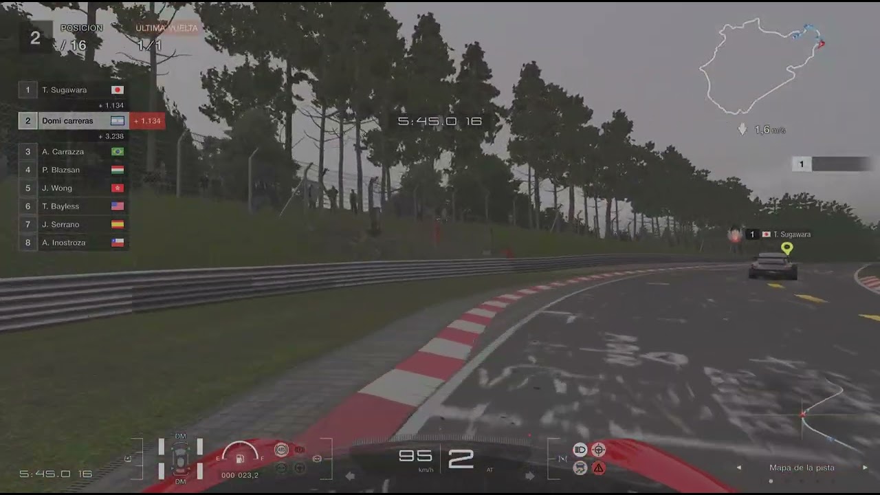 Tercera carrera [primera carrera en nurburgring]