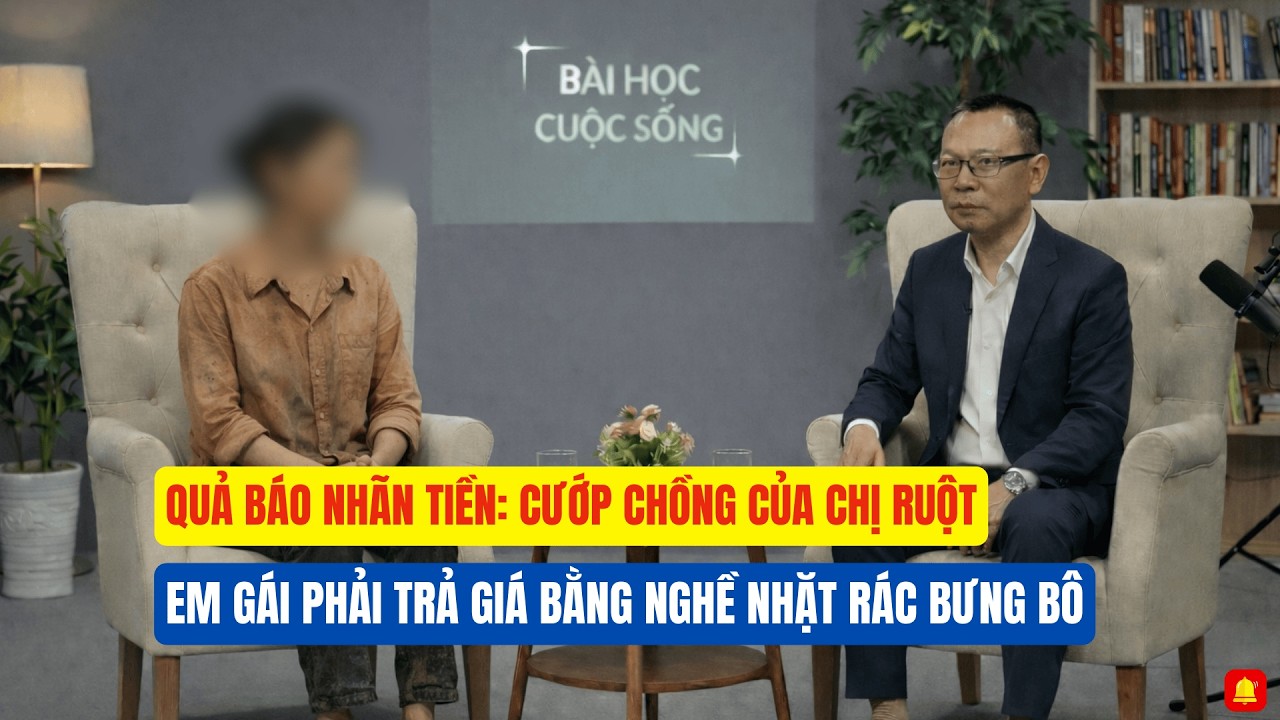 Quả Báo Nhãn Tiền Cướp Chồng Của Chị Ruột, Em Gái Phải Trả Giá Bằng Nghề Nhặt Rác Bưng Bô