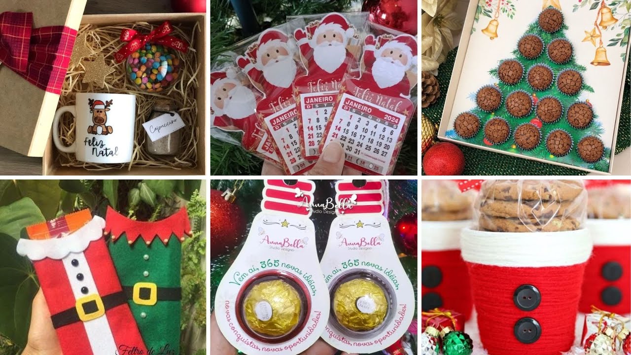 50 LEMBRANCINHAS DE NATAL SIMPLES E BARATAS