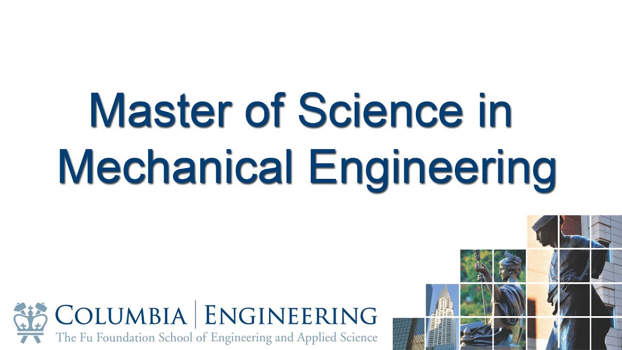 Master of Science in Mechanical Engineering