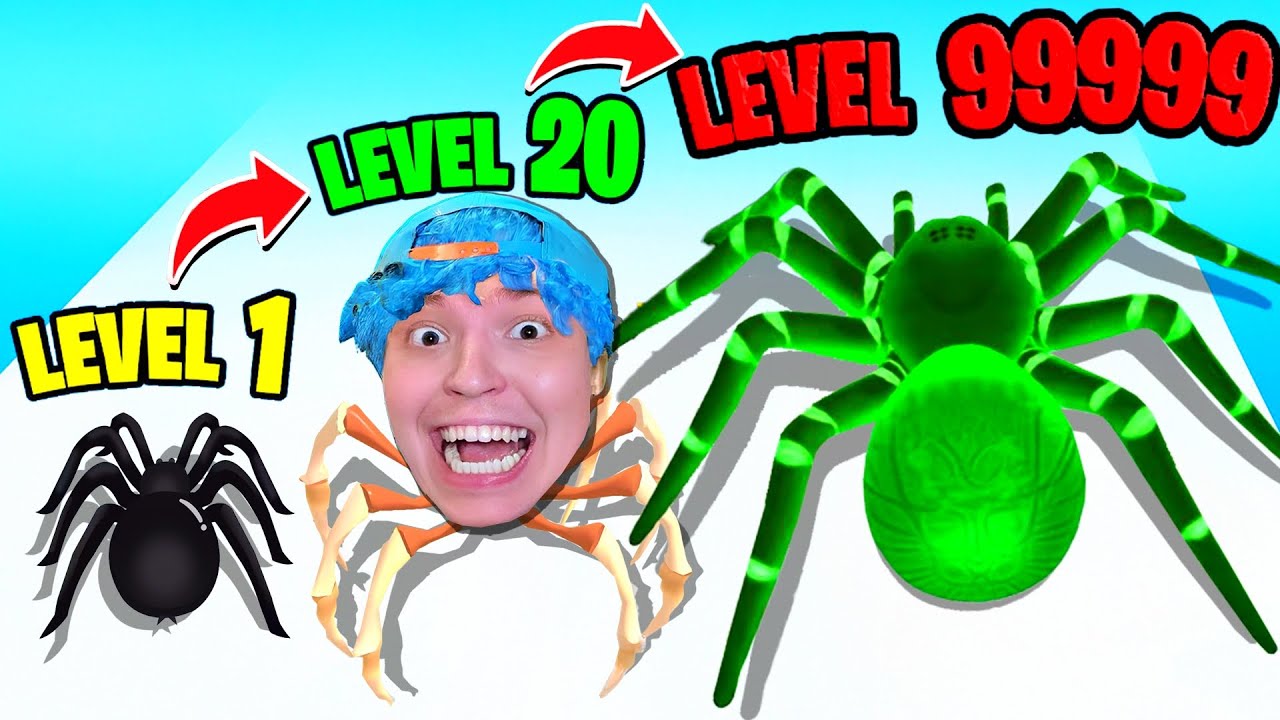 A CADA SEGUNDO A ARANHA CRESCE ATÉ FICAR GIGANTE E COMER TUDO!!