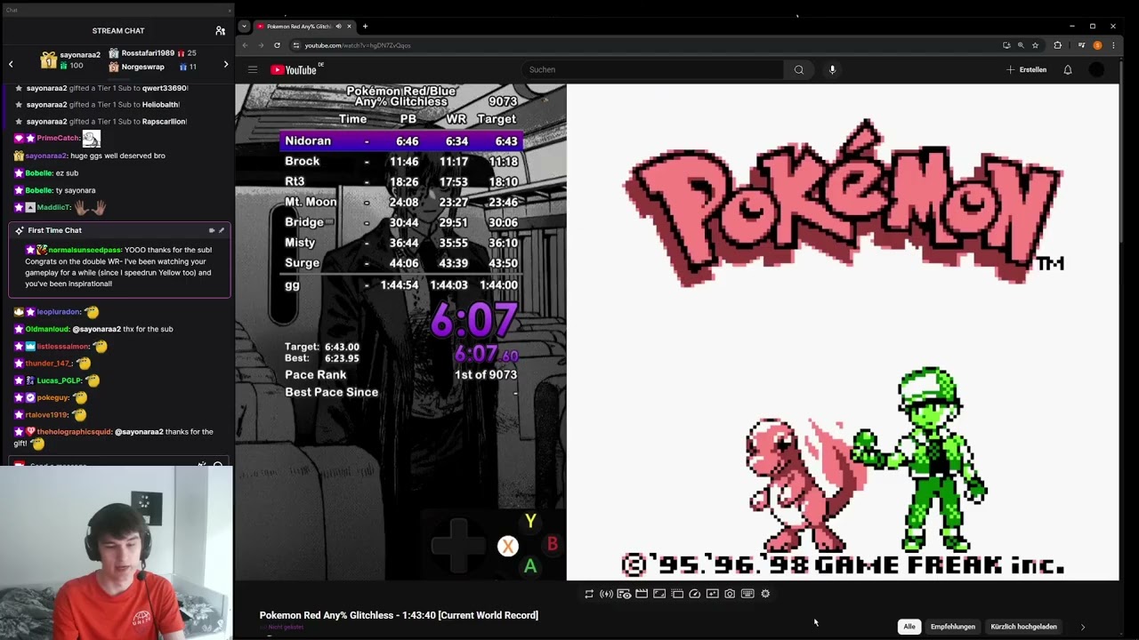 Pokemon Red Glitchless WR Commentary