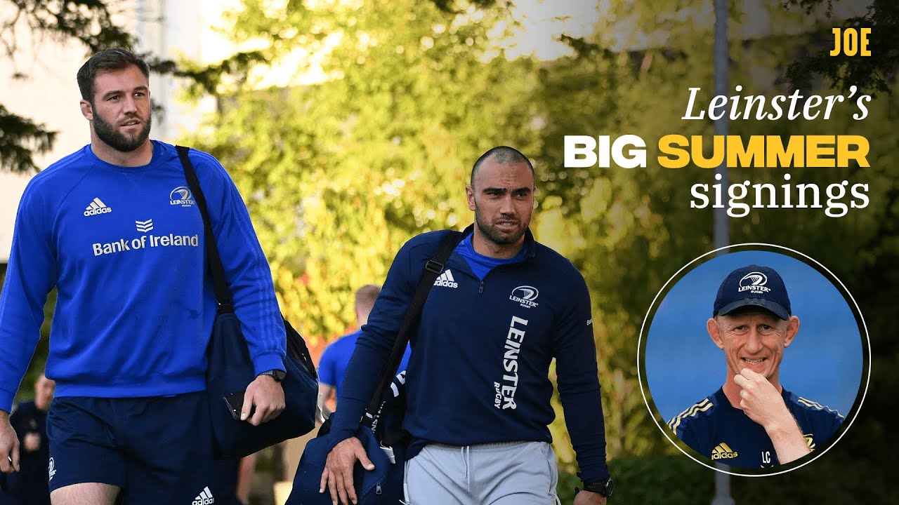 Leo Cullen on Leinster's big summer signings, and young lads that can force themselves into the team