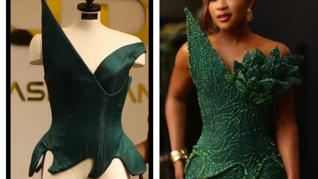 how to draft an asymmetric over bust corset
