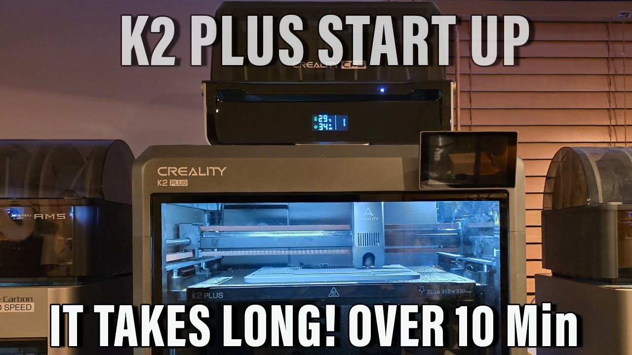 Creality K2 Plus Startup after PA and Flow Calibration