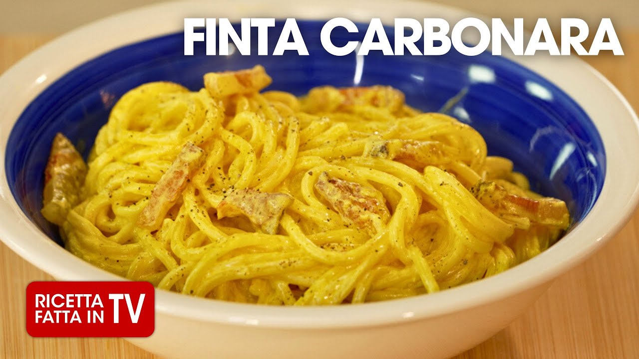 FINTA CARBONARA di Benedetta Rossi - Ricetta TV Fatto in Casa per Voi
