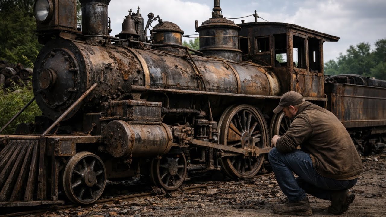 ASMR Old West Restoration | 4-4-0 'American' Locomotive (Back to Life) Full Rebuild