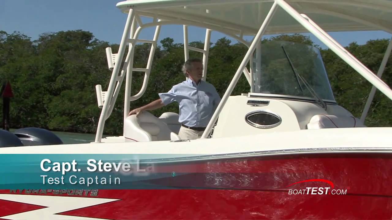 Hydra-Sports 3400 CC (Center Console) 2011 Performance Test - By BoatTest.com