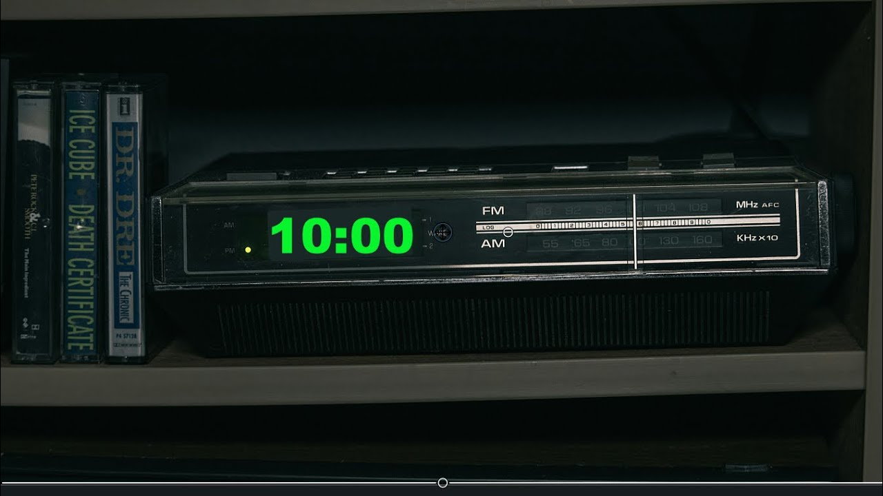 10 Minute Timer Old School Alarm Clock LOUD Alarm | No Music