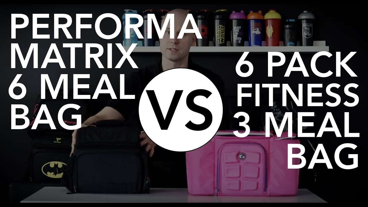 PERFORMA Matrix 6 Meal Prep Bag vs. 6 Pack Innovator 300 3 Meal Prep Bag (2019 Comparison)