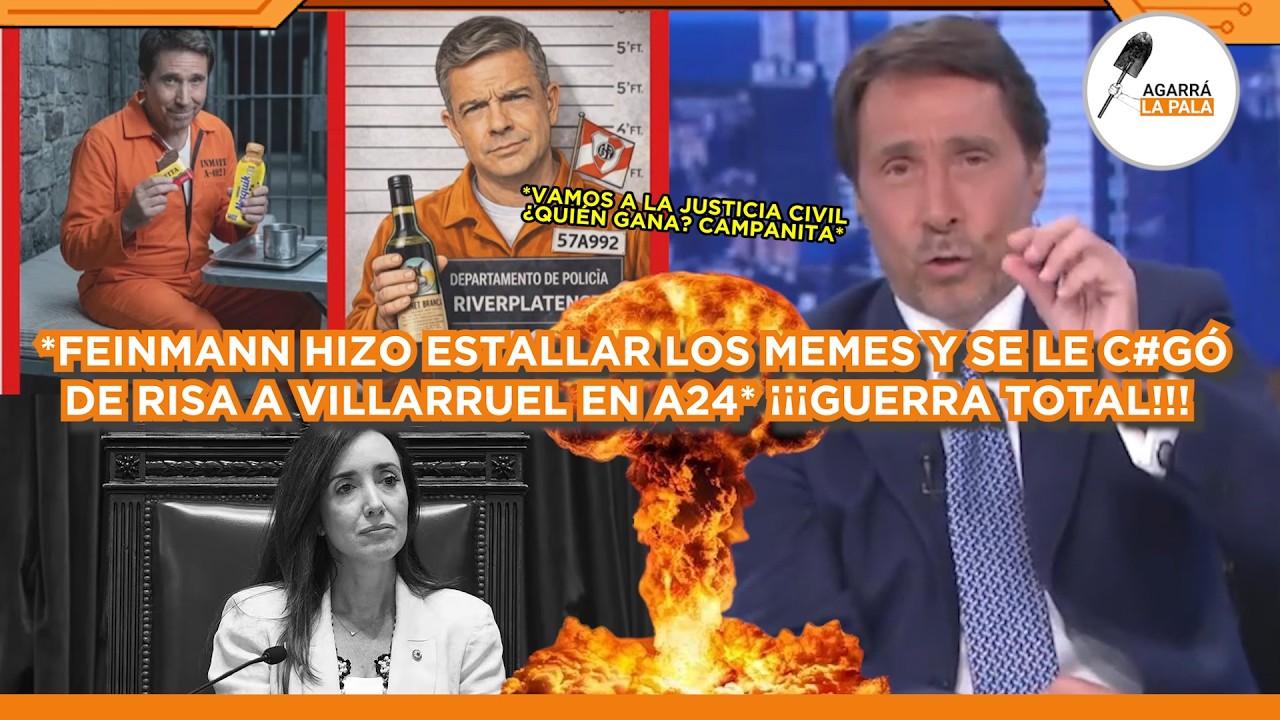 FEINMANN SE LE C*GÓ DE RISA A VILLARRUEL TRAS APRIETE MAFIOSO Y ESTALLARON LOS MEMES: 