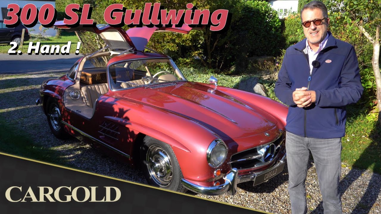 Mercedes 300 SL Flügeltürer, 1955, einer von 12 in Erdbeerrot Metallic! 45 Jahre nicht am Markt!