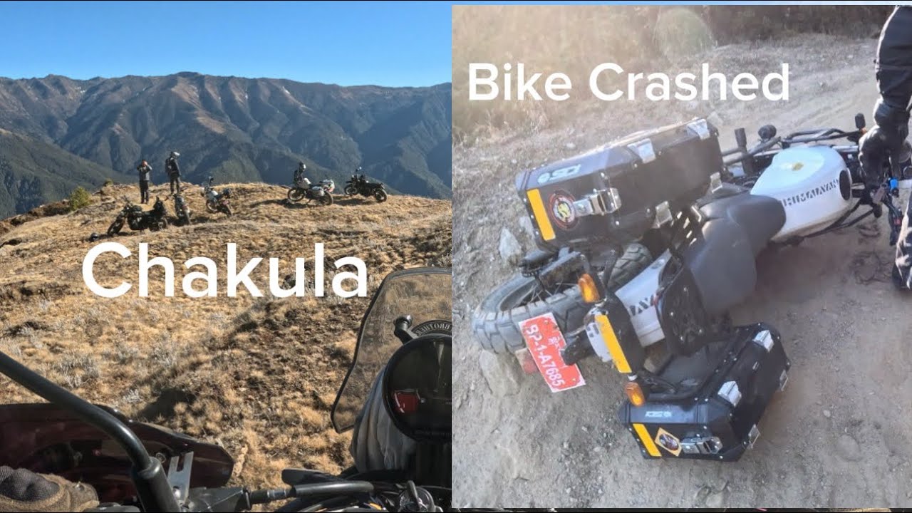 Extreme off-roading & bike crashes || Ride to Chakula mountain top