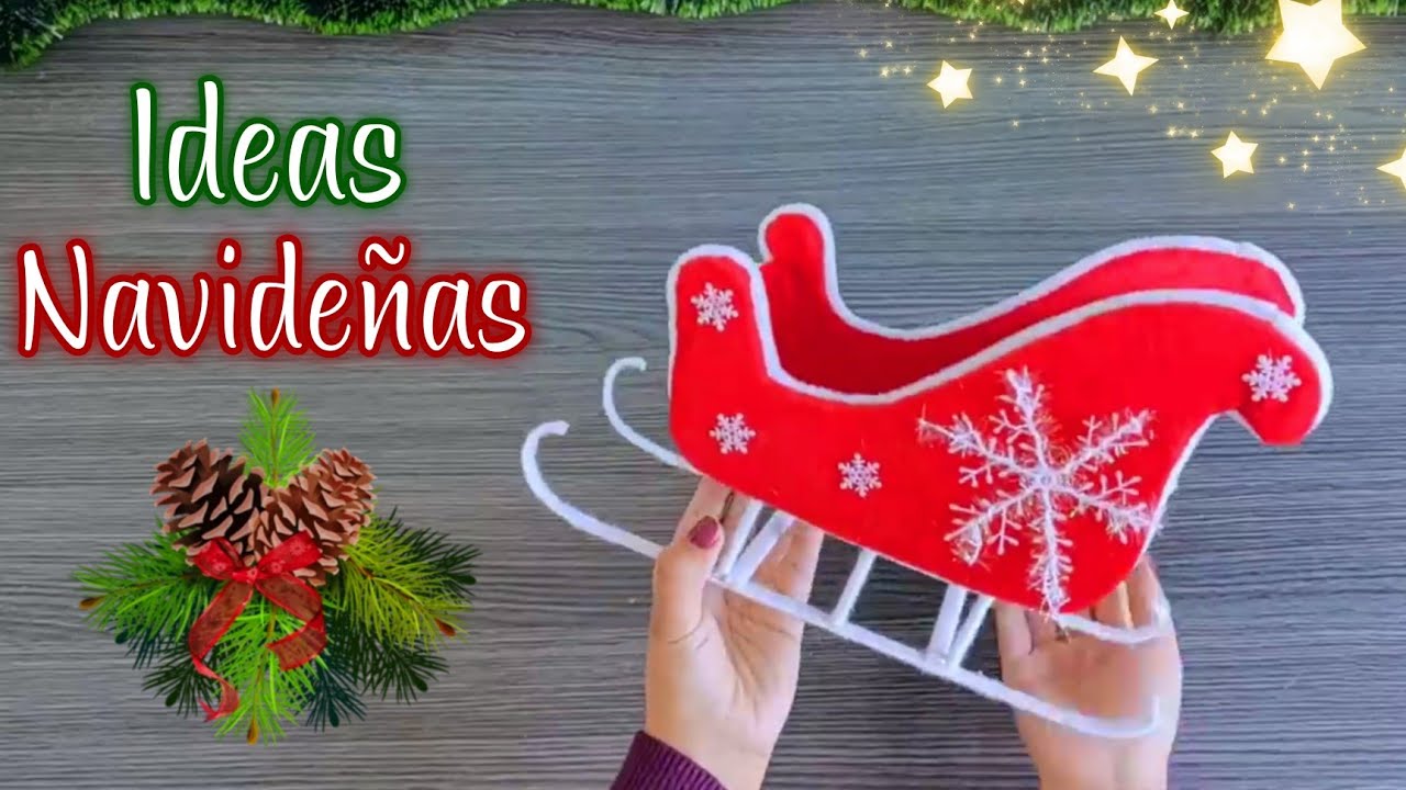 4 Linda Manualidades NAVIDEÑAS / Christmas DIY / Artesanato Natalino 
