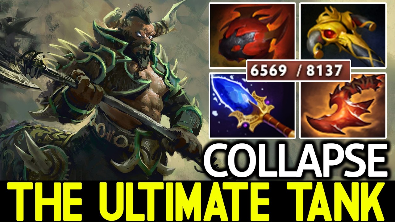 COLLAPSE [Centaur Warrunner] Damage Reflection Tank Dota 2