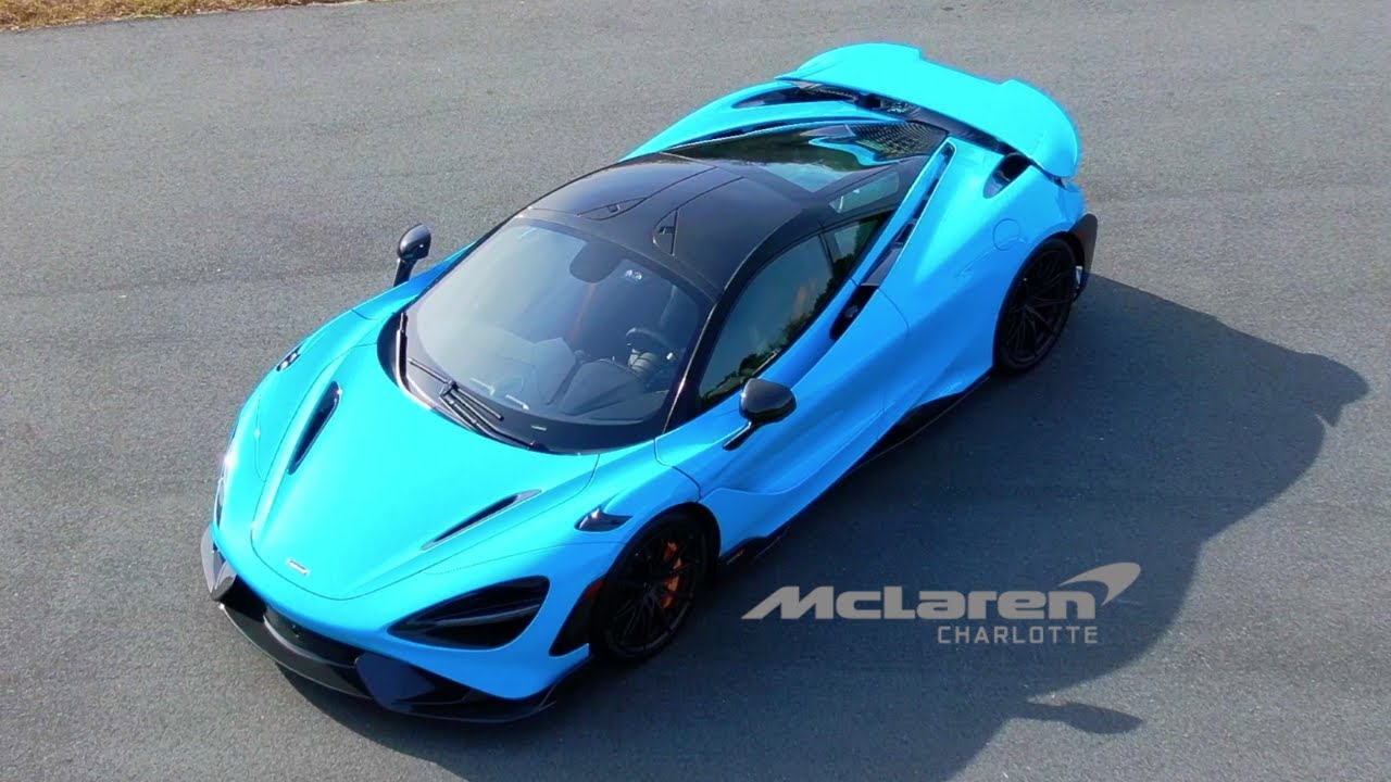 2021 McLaren 765 LT (THE FIRST DELIVERED IN THE USA!!!) VERY SPECIAL MSO FISTRAL BLUE !!!