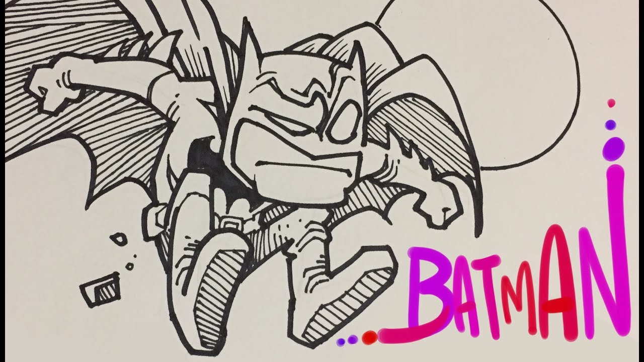 APRENDE A DIBUJAR BATMAN TOON CON IVANEVSKY