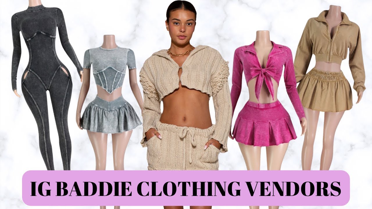 TOP 3 INSTAGRAM BADDIE CLOTHING VENDORS FOR 2025-2026 || FREE WHOLESALE #CLOTHINGVENDORS