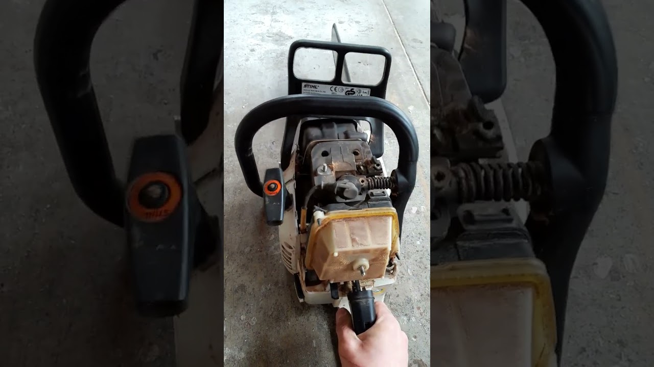 Stihl MS 341 crash microfon