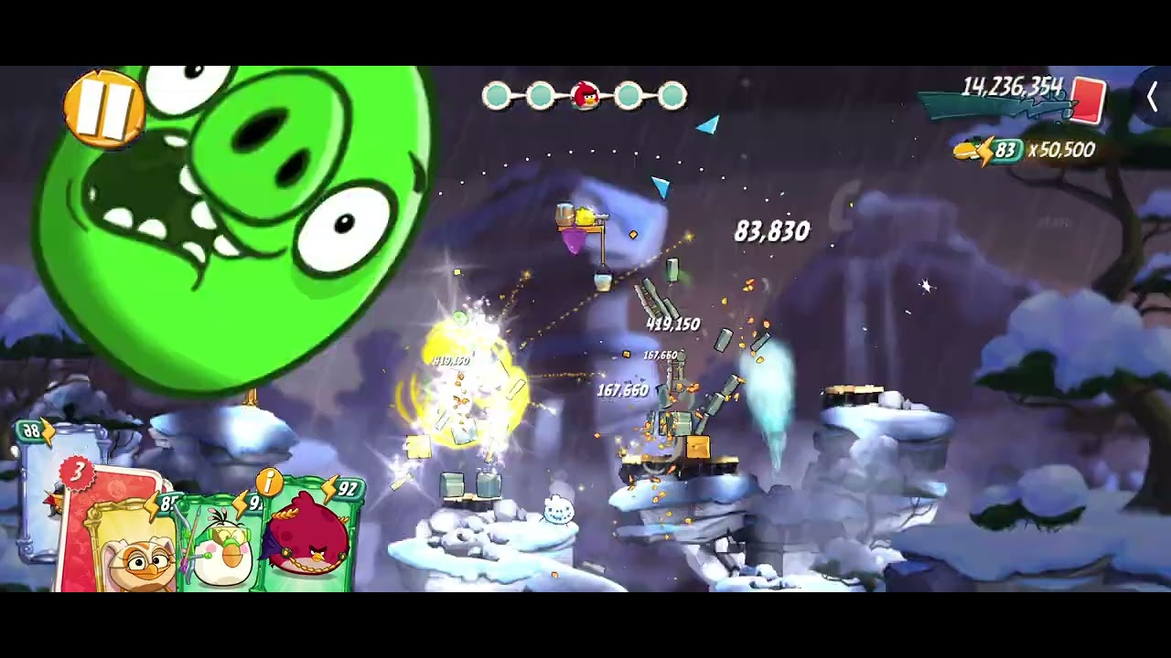 Angry Birds 2 Boss Level 1520 | Level 1520 | Angry Birds 2 | Angry Birds | A B 2 | AB2 | AB2