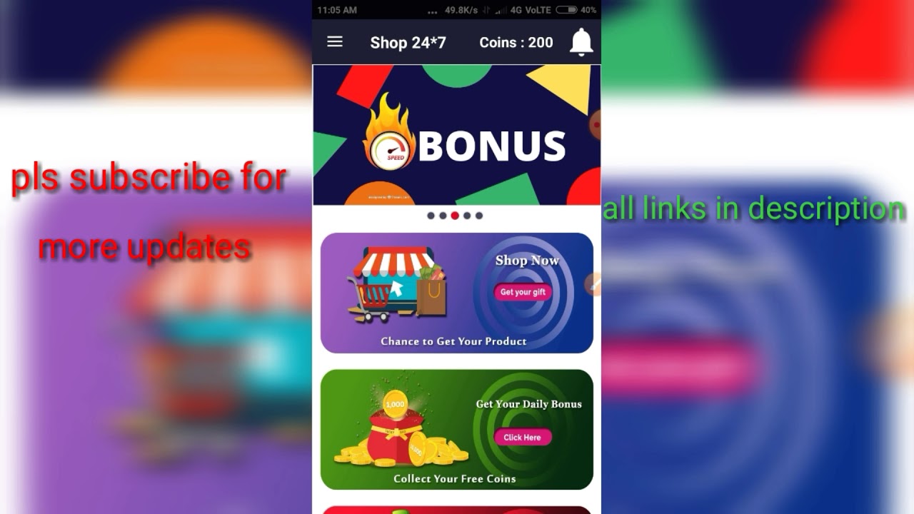 Minimum RS.1 to withdraw app/ sign up bonus withdraw / shop 24*7