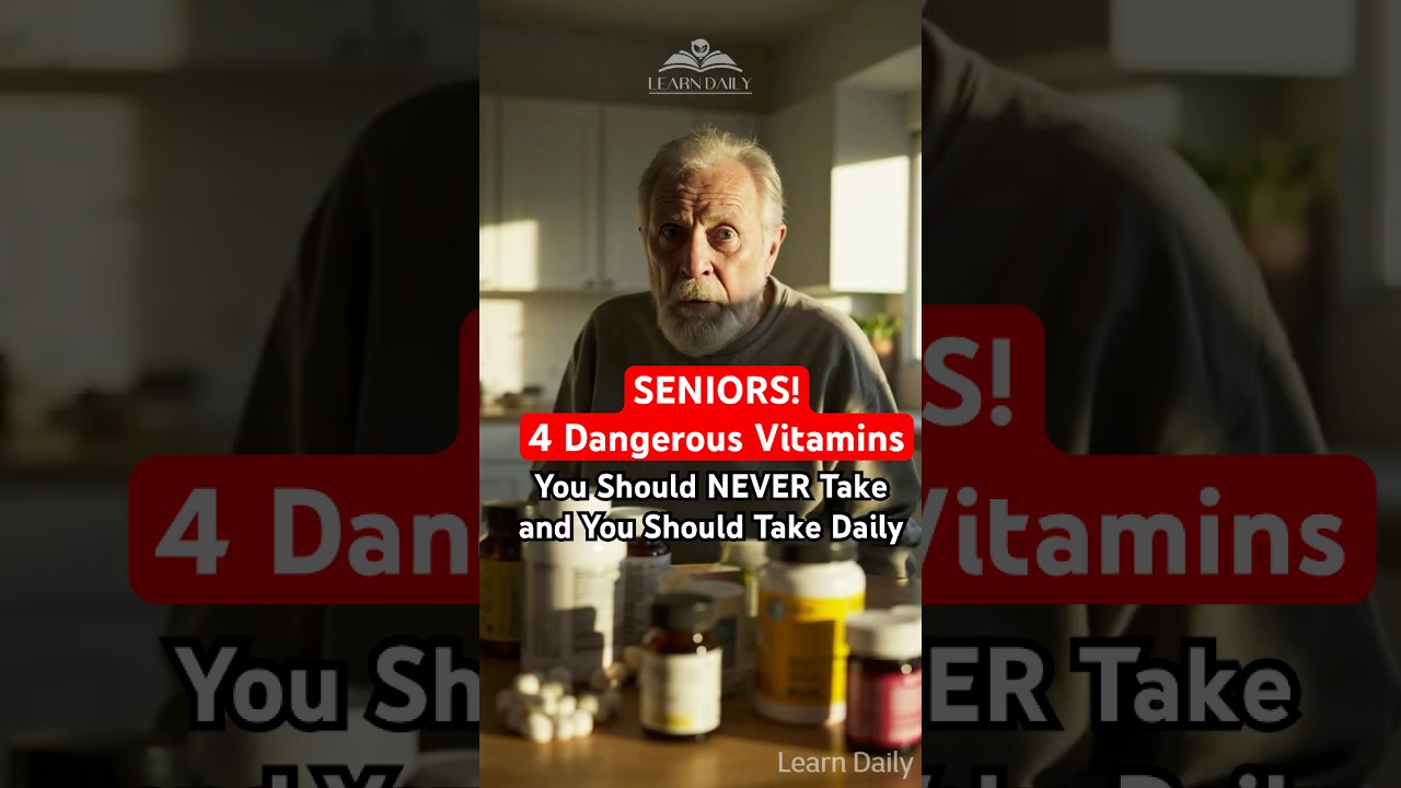 За 60? 4 опасных витамина, которые НИКОГДА не следует принимать, и 4, которые следует принимать е...