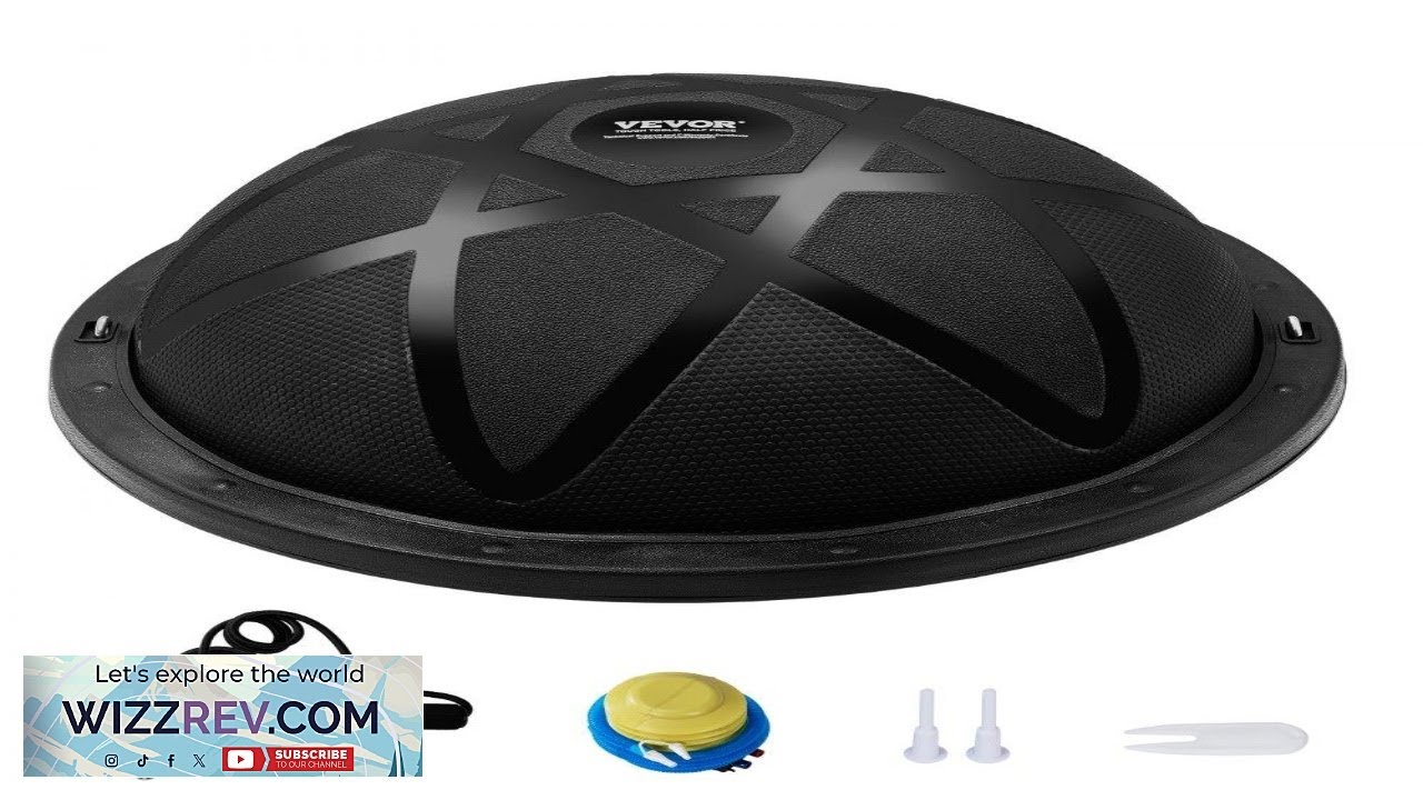VEVOR Half Exercise Ball Trainer 23 inch Balance Ball Trainer 660 lbs
