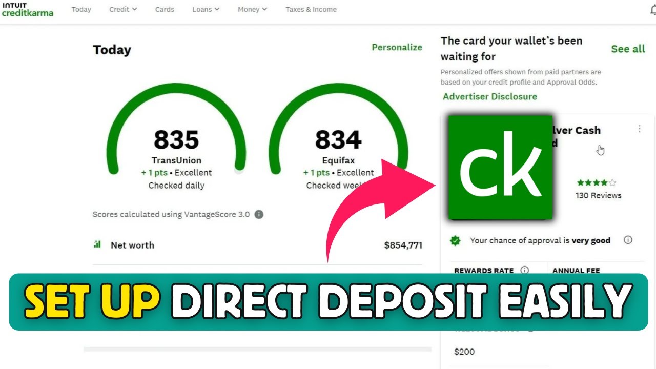 How to Set Up Direct Deposit with Credit Karma Money 2025?