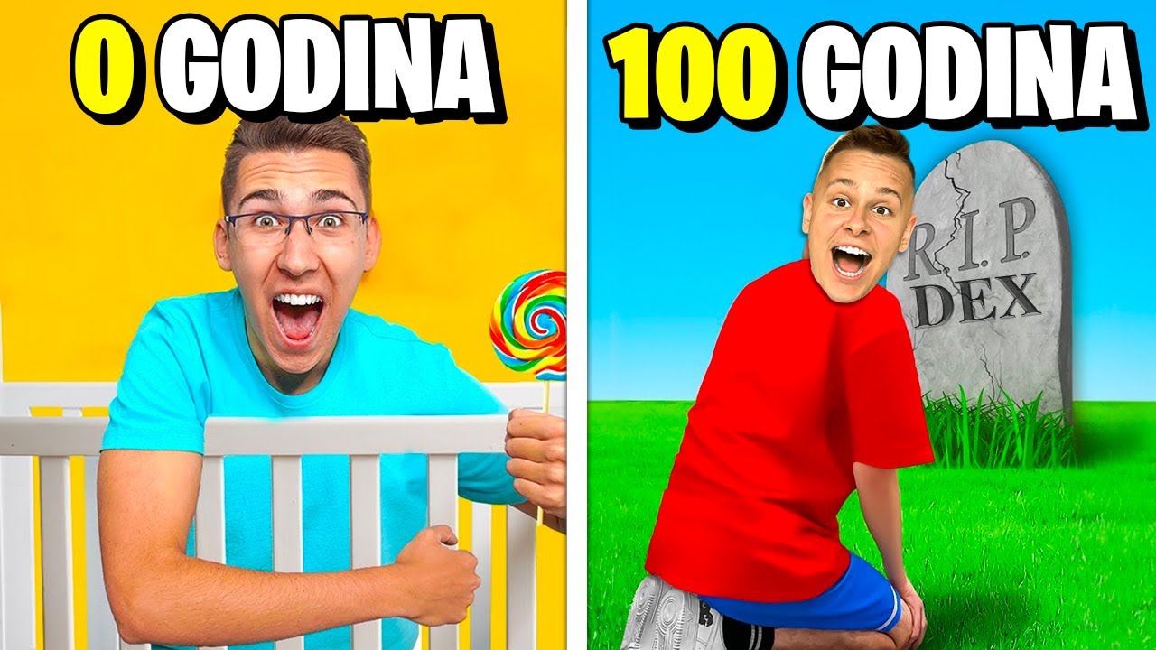 ŽIVIM OD 0 DO 100 GODINA U ROBLOXU!!