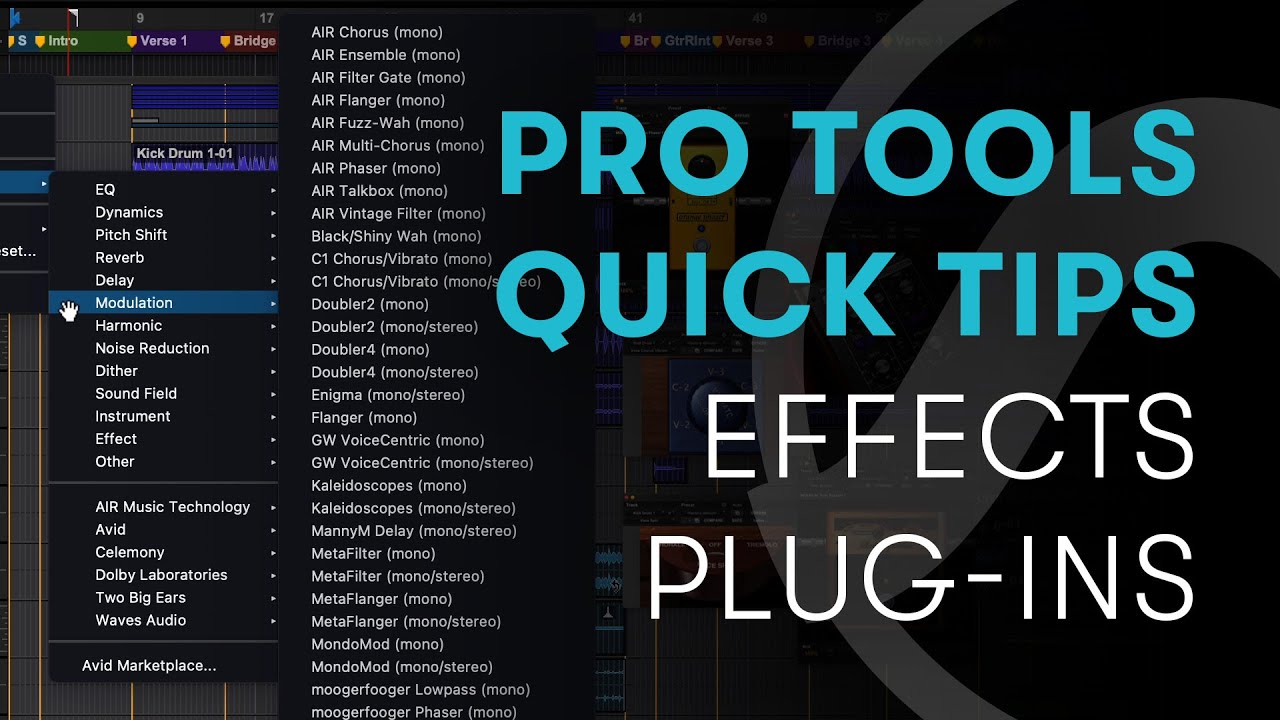 Pro Tools Quick Tips: Effects Plug-Ins