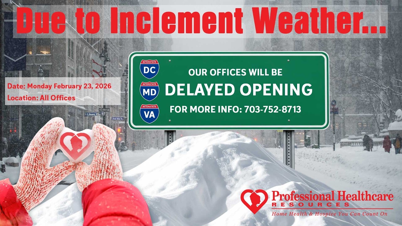 PHR Delayed Opening Monday February 23 2026 - Opening at 10:30am (2 hour delay)