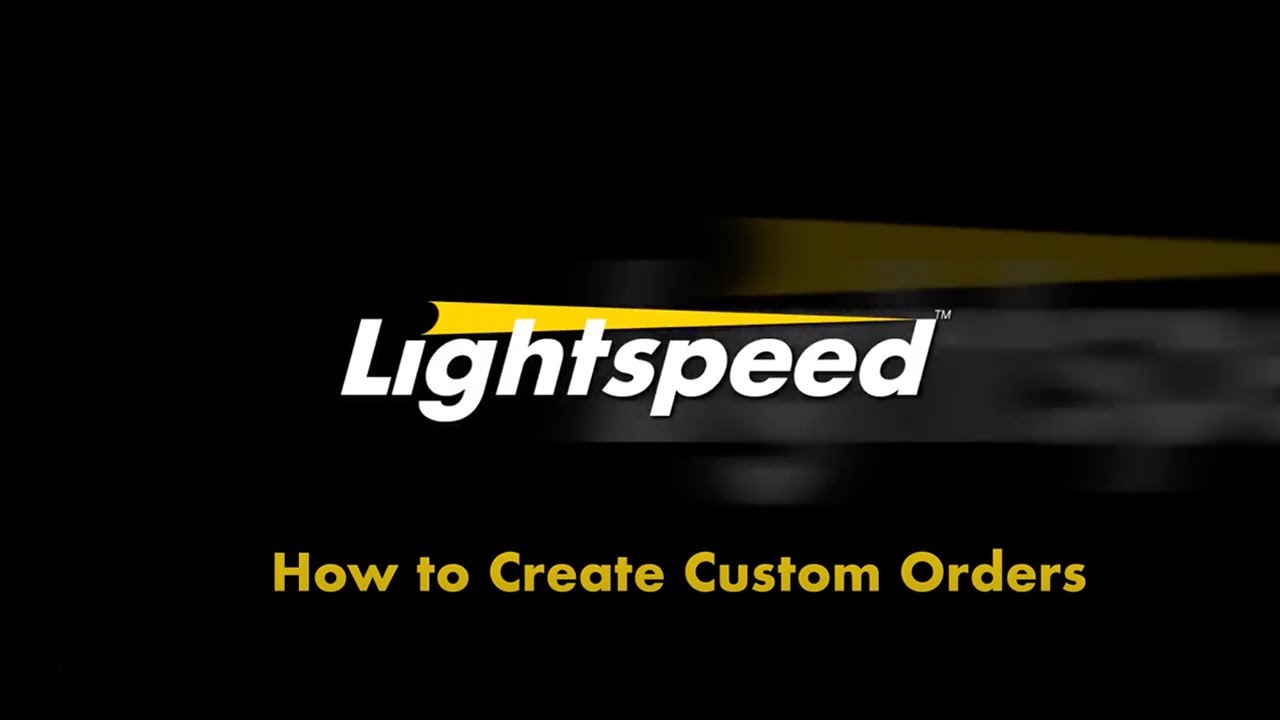 How to Create Custom Orders on Lightspeed Trader