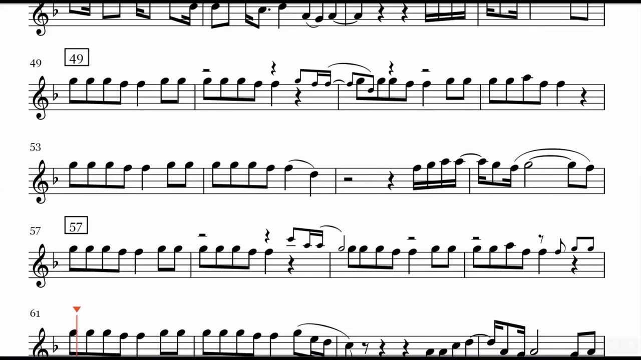Love Me Like You Do   Ellie Goulding Saxophone Sheet Music + Play Along1