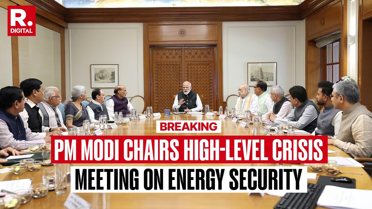 BREAKING: PM Modi Holds High Profile Cabinet Meeting on India's Energy Security