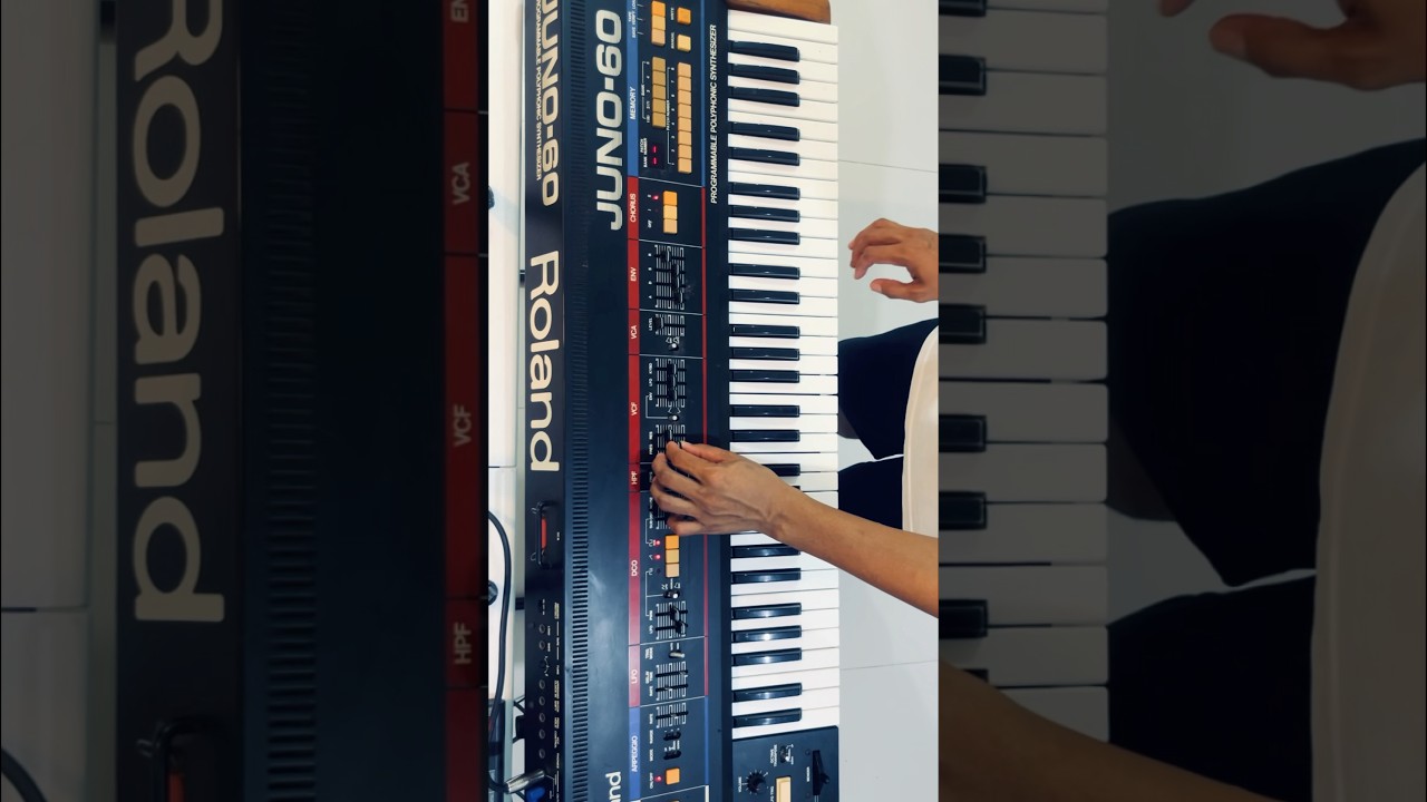 @rolandglobal JUNO-60 Arpeggios #vintagesynthesizer #synth #rolandjuno60 #80s #vintageelectronics