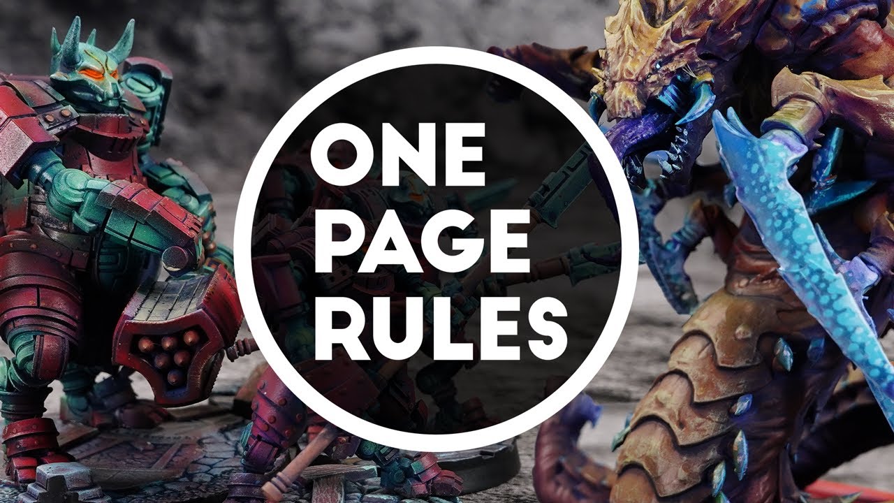 NEW Narrative One Page Rules Battle Report - Eternal Dynasties vs Alien Hives Grimdark Future Ep 2