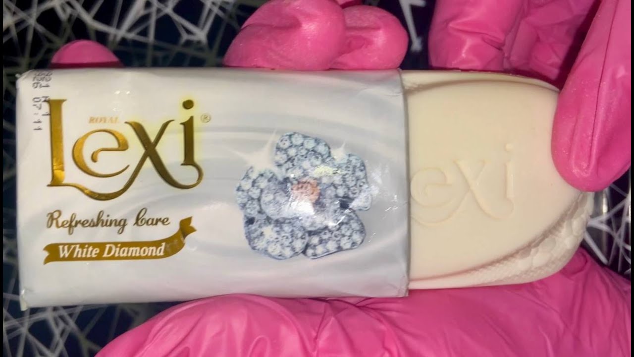 ASMRsoap. Режу канадское мыло Lexi Royal Белый Бриллиант. Королевское мыло, ароматное, свежее.