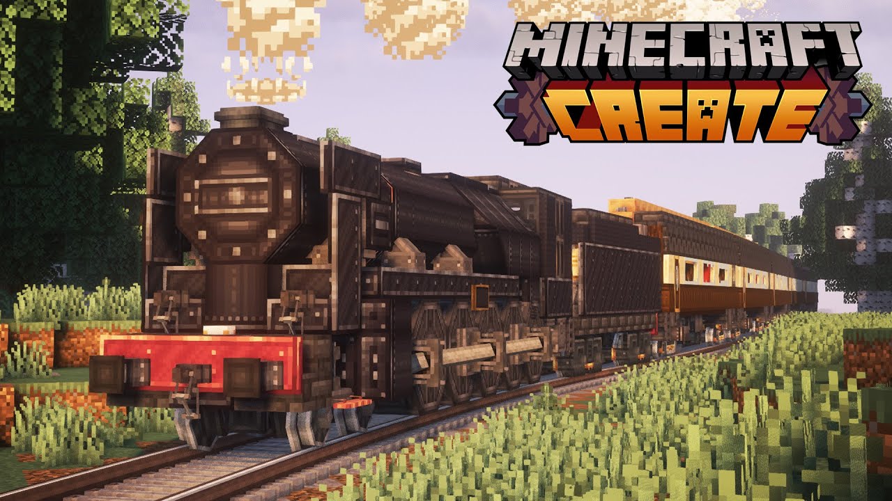 Making a Create Mod BRITISH RAILWAYS 9F Train! 🚂 | Train Tutorial
