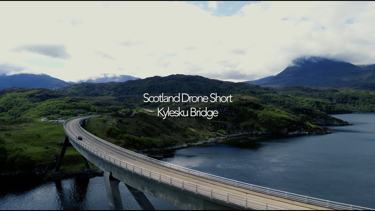 Kylesku bridge - Scotland Drone Short