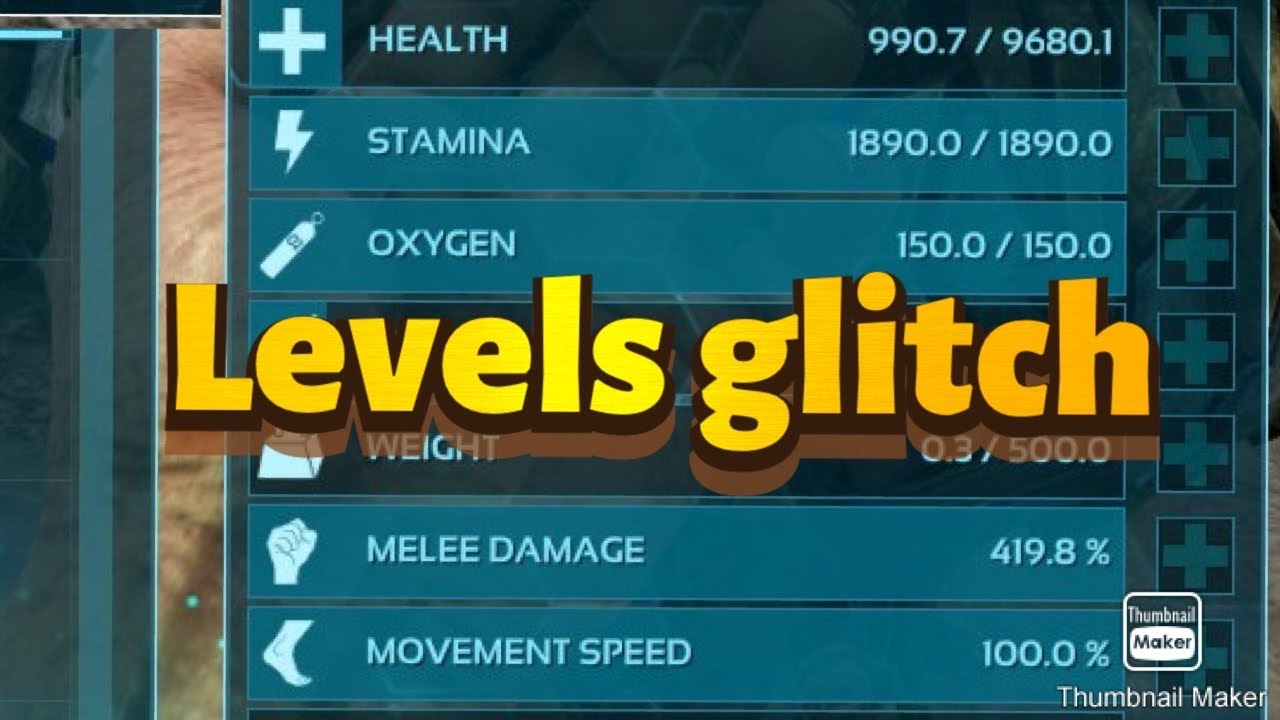 ARK: Survival Evolved - levels glitch