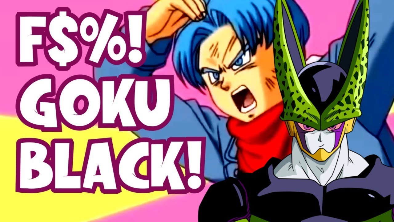 Cell Reacts to F U Goku Black - Trunks Disses Goku Black!